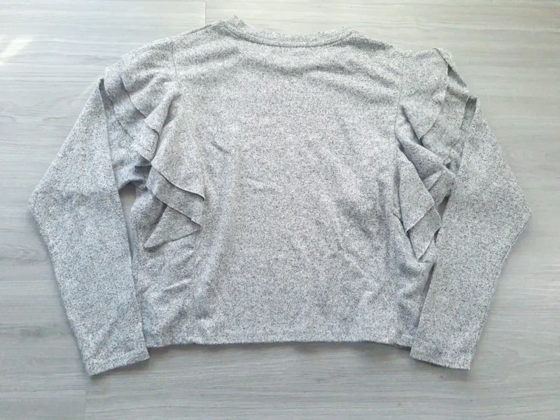 Bershka Rüschen Pullover 36