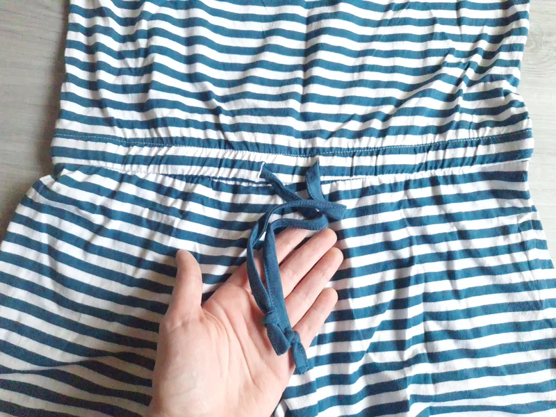 Blue Motion Bandeau Jumpsuit 36