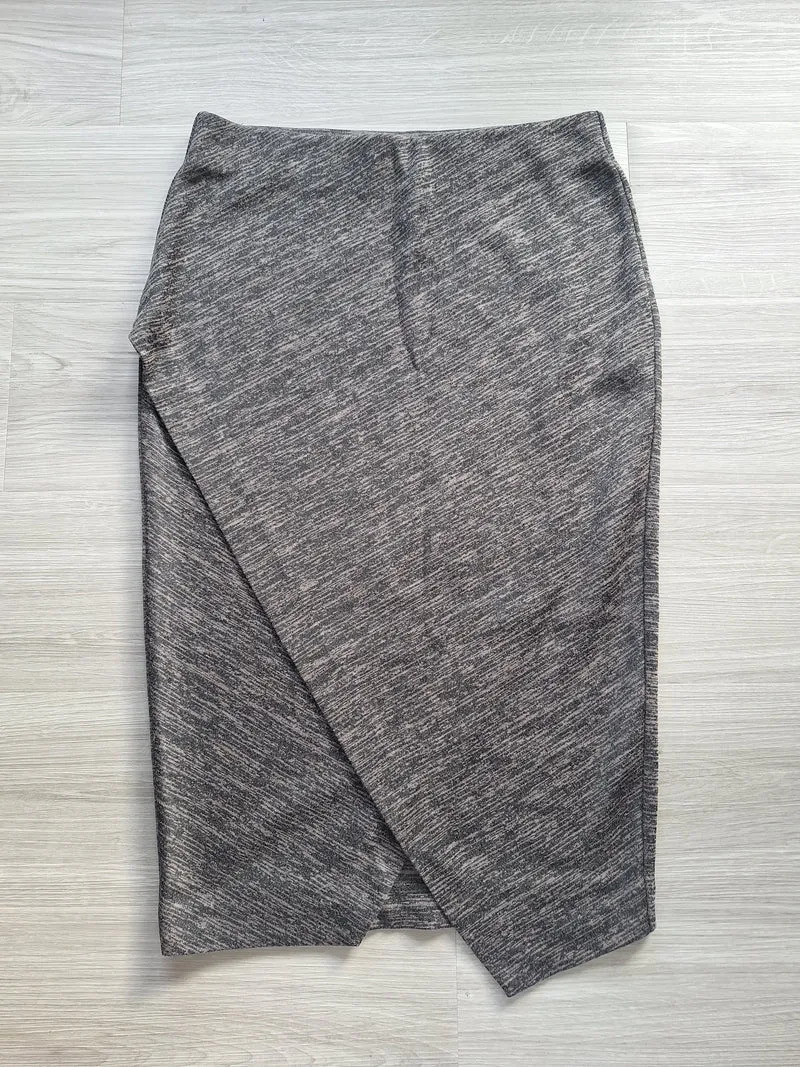 H&M Asymmetrischer Midirock 36