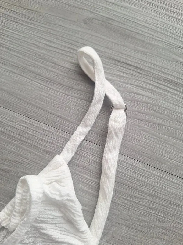 Tally Weijl Crop Top Rüschen 36