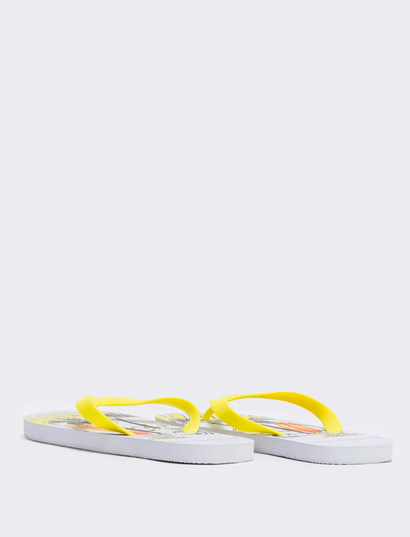 Infradito Surf Beach da uomo in pvc - Bianco