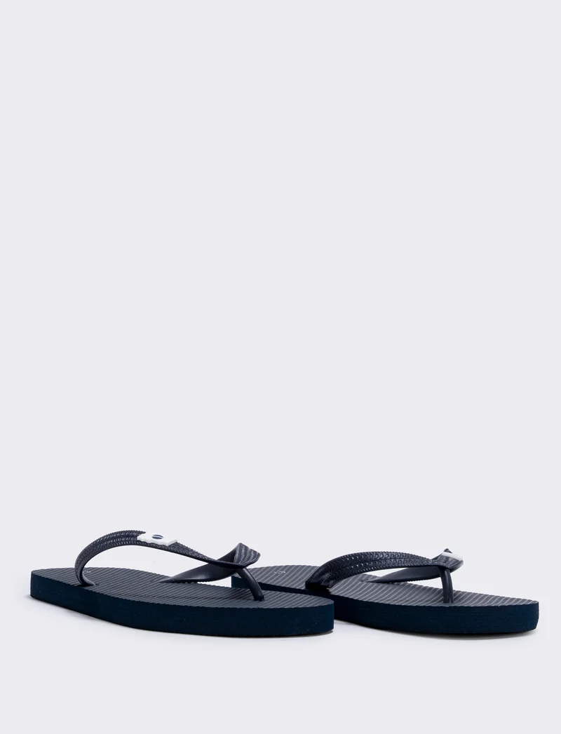 Infradito da uomo con bandiera in pvc - Blu