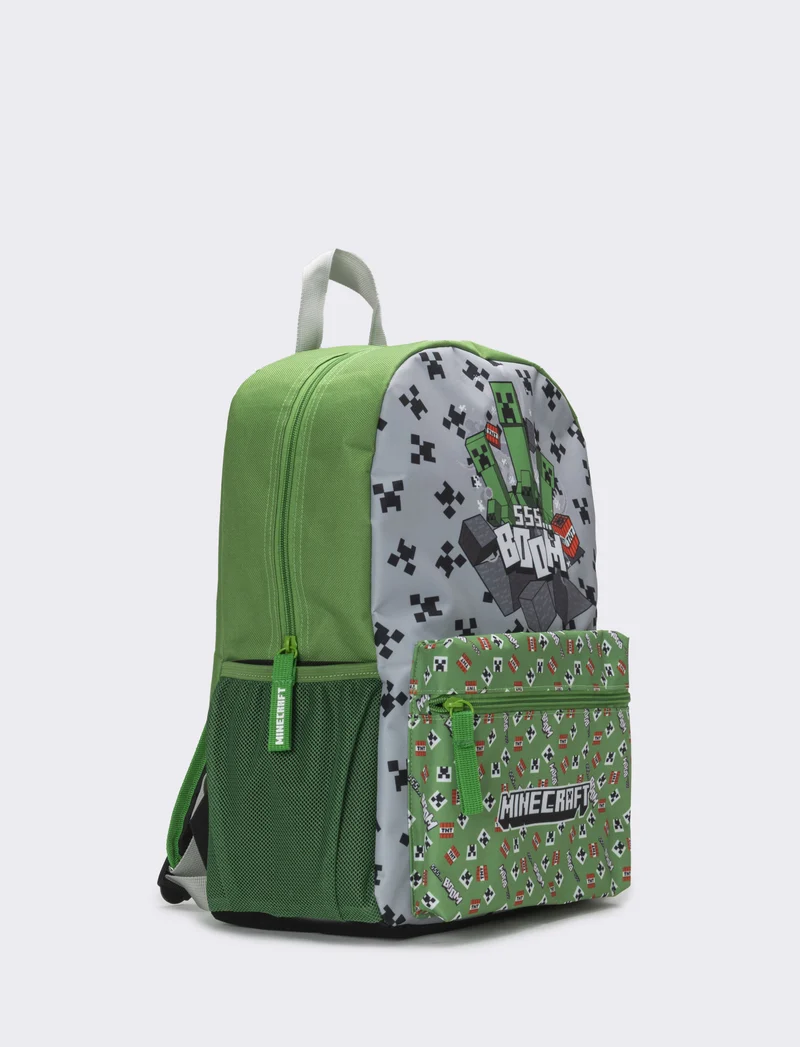 Zaino bambino minecraft - Grigio