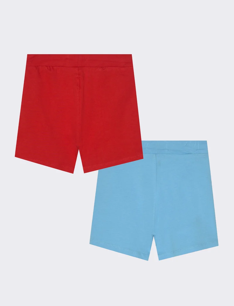 Set bipack bermuda da neonato - Rosso