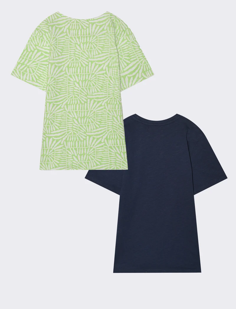 T-shirt 2Pack da bambino - Blu