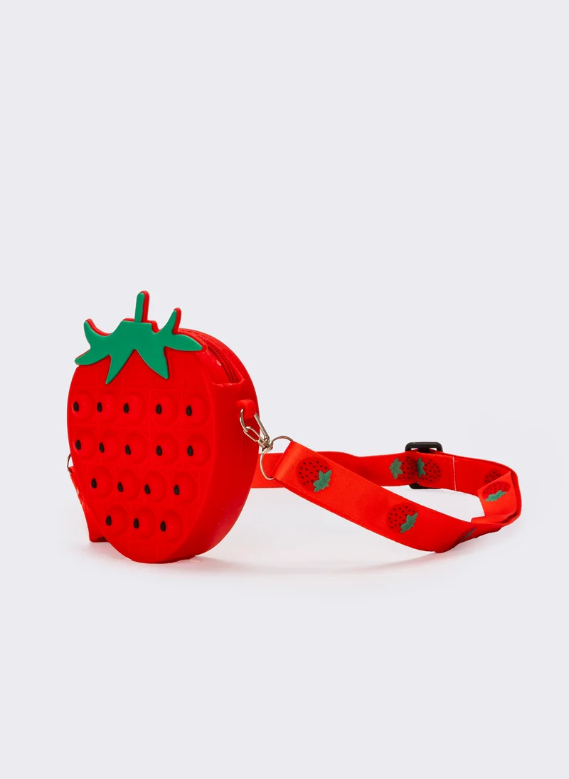 Borsetta bambina pop it frutta - Rosso