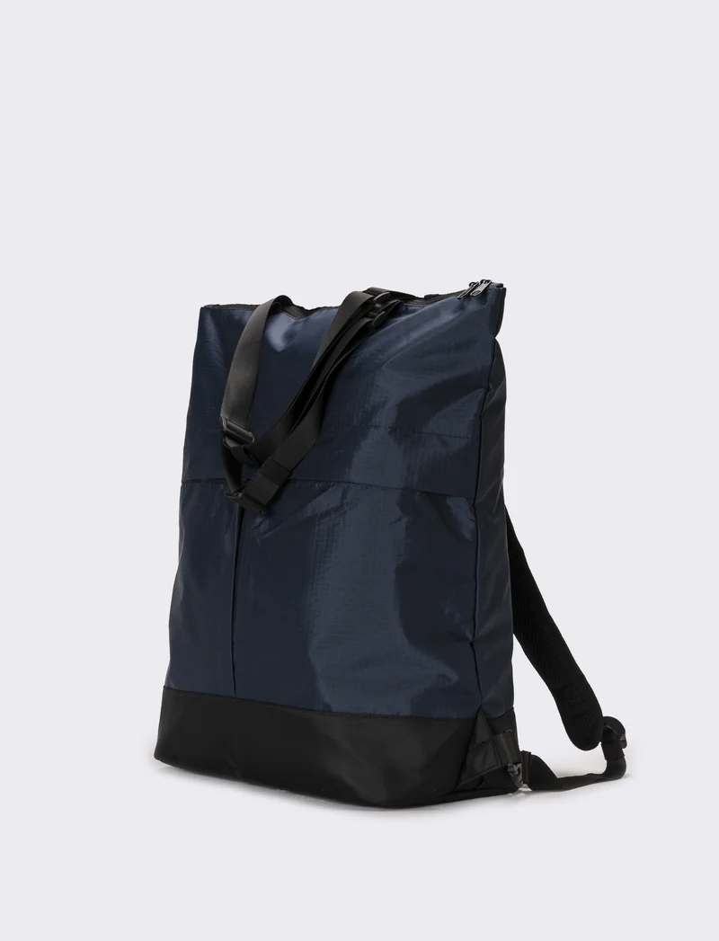Borsa uomo shopper zaino - Blu