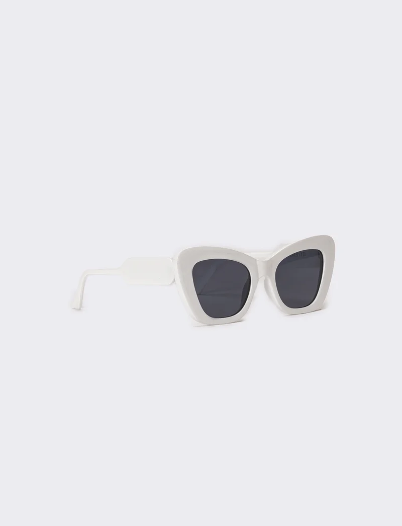Occhiali donna gatta - Bianco