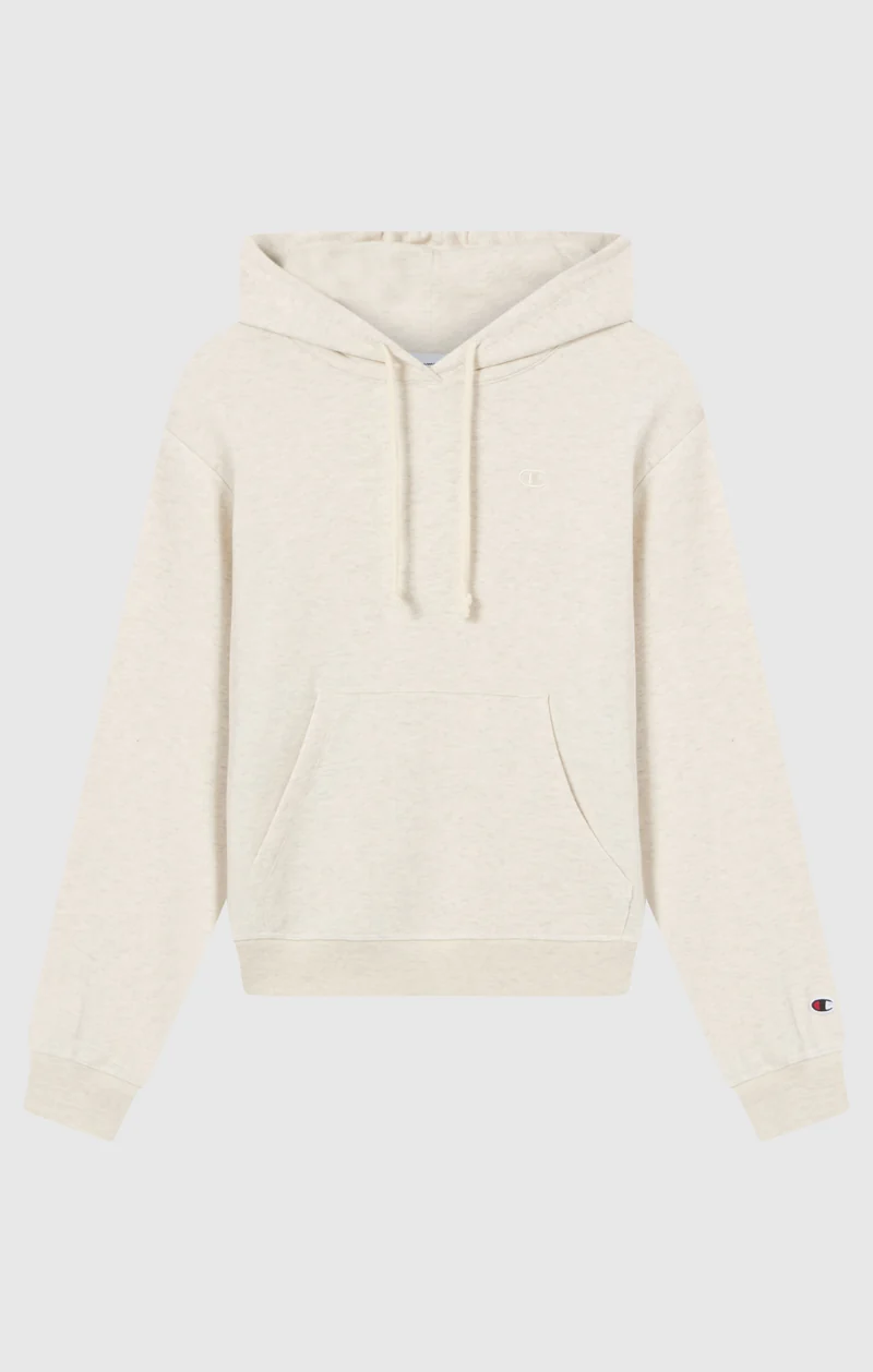 Women’s Lightweight Hooded Sweatshirt with Tonal Embroidered “C” Logo Icons