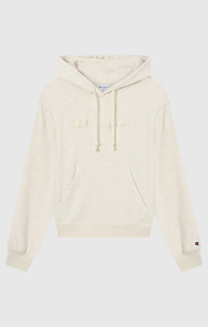 Women’s Lightweight Hooded Sweatshirt with Tonal Embroidered Maxi Logo Icons