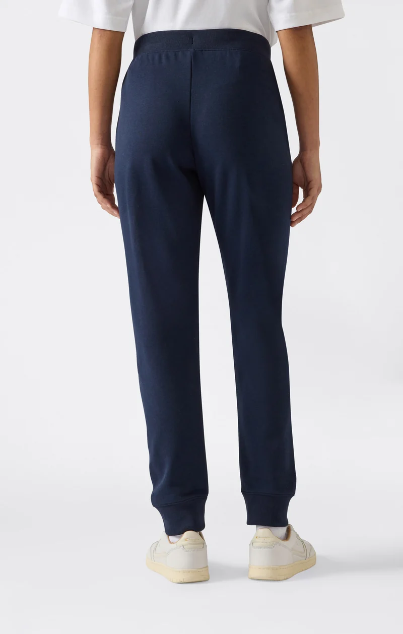 Women’s Lightweight Jogger Pants with Rib Cuffs and Maxi Printed Logo