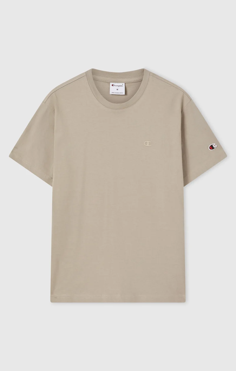 Men’s T-Shirt with Small C Embroidery Logo Icons