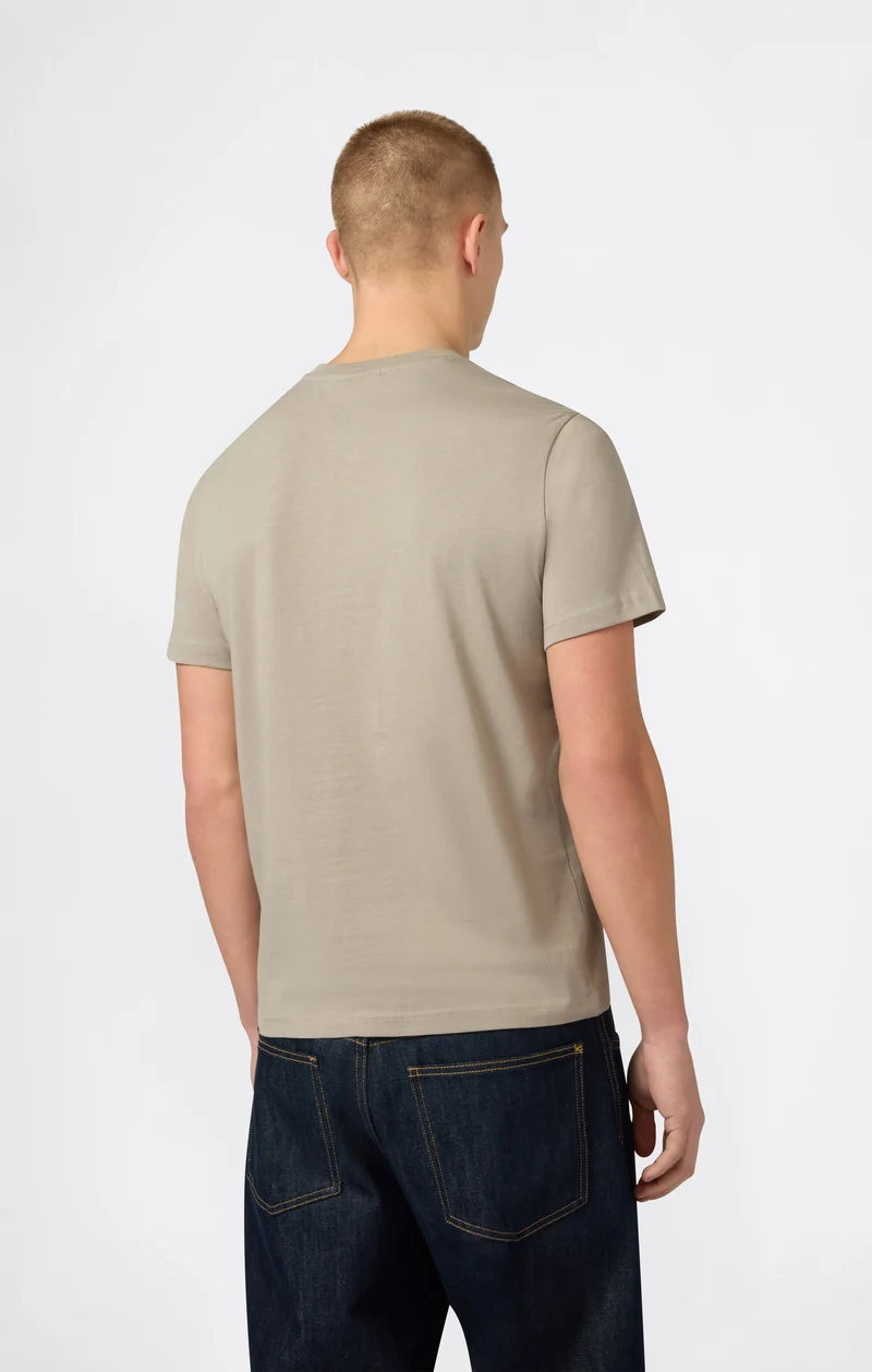 Men’s T-Shirt with Big Embroidery Logo Icons