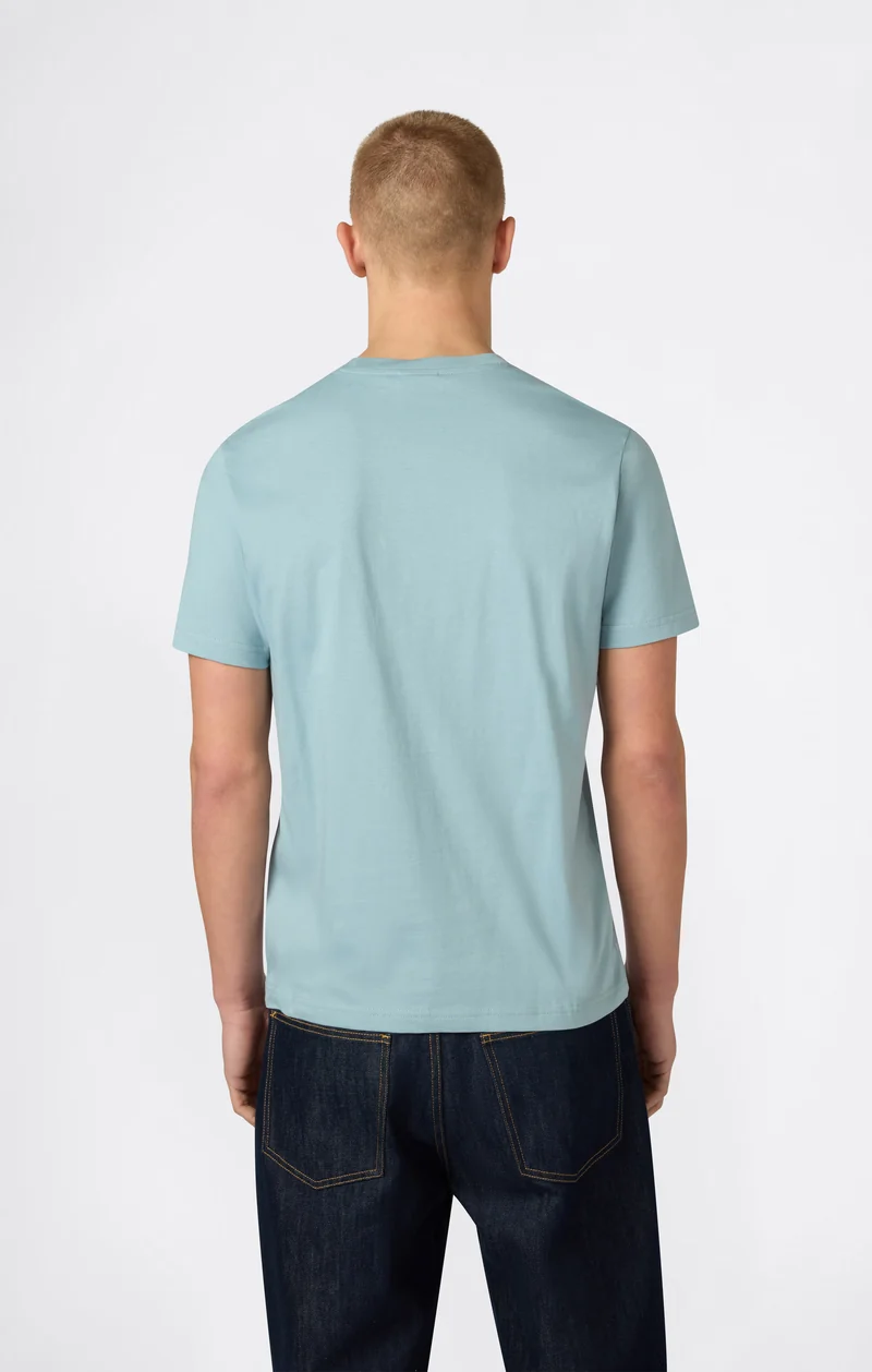 Men’s T-Shirt with Big Embroidery Logo Icons