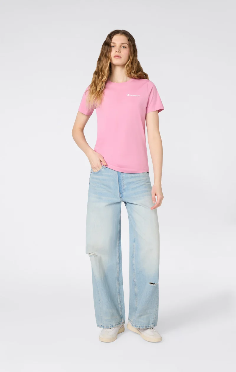Women's Small Script Logo T-Shirt Icons