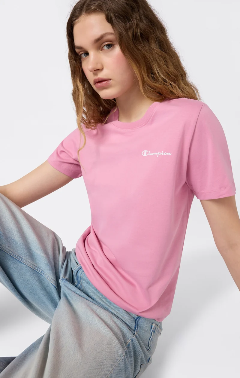 Women's Small Script Logo T-Shirt Icons