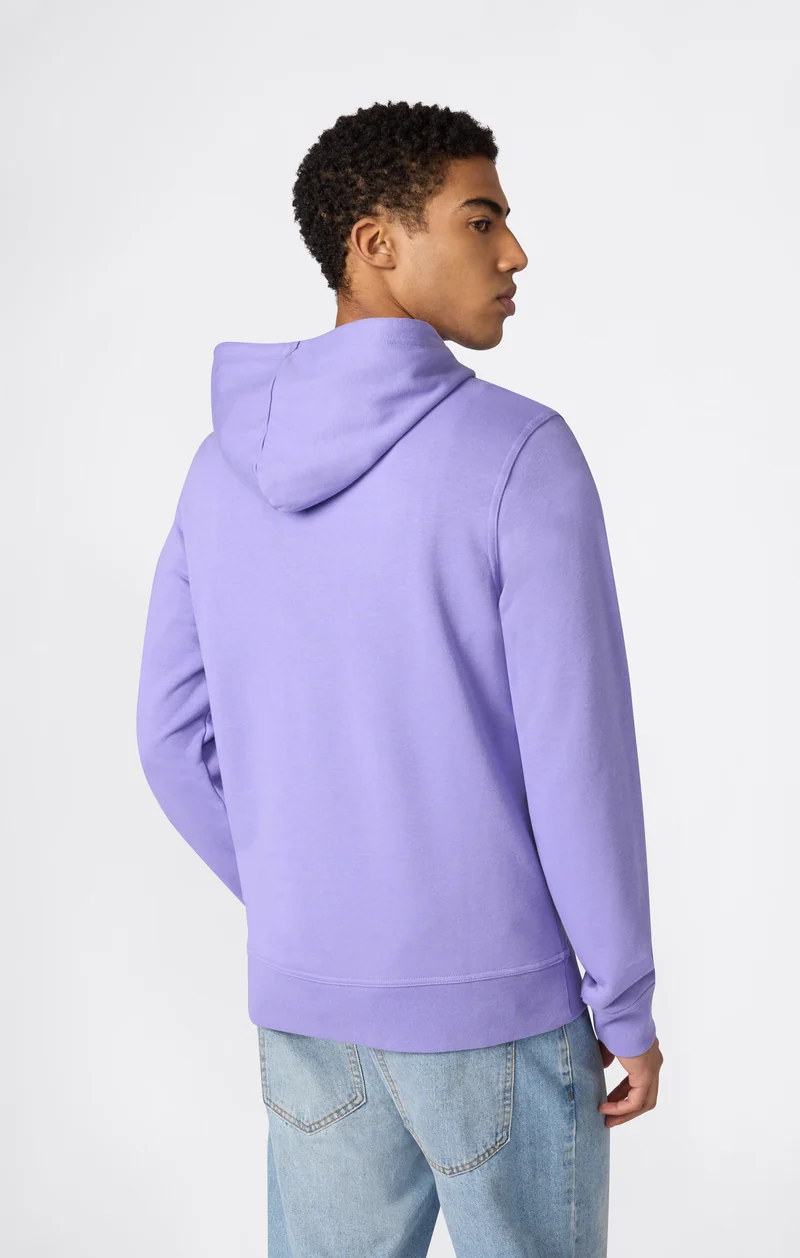 Men's Lightweight Hoodie with Embroidered Logo Icons