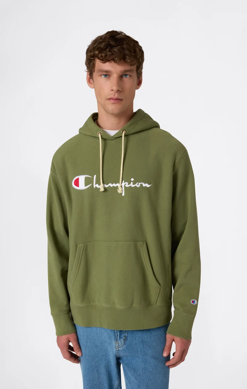 Reverse Weave Men's Loose Fit Hoodie