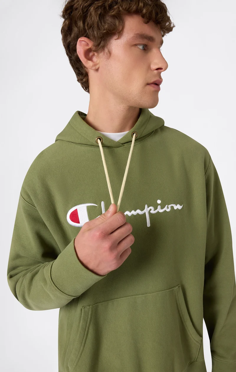 Reverse Weave Men's Loose Fit Hoodie