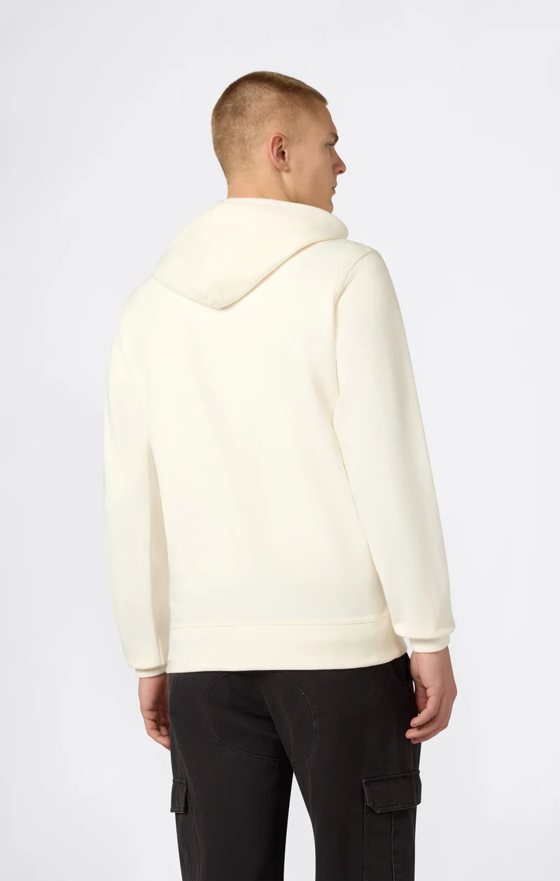 Men's Lightweight Hoodie with Embroidered Logo Icons