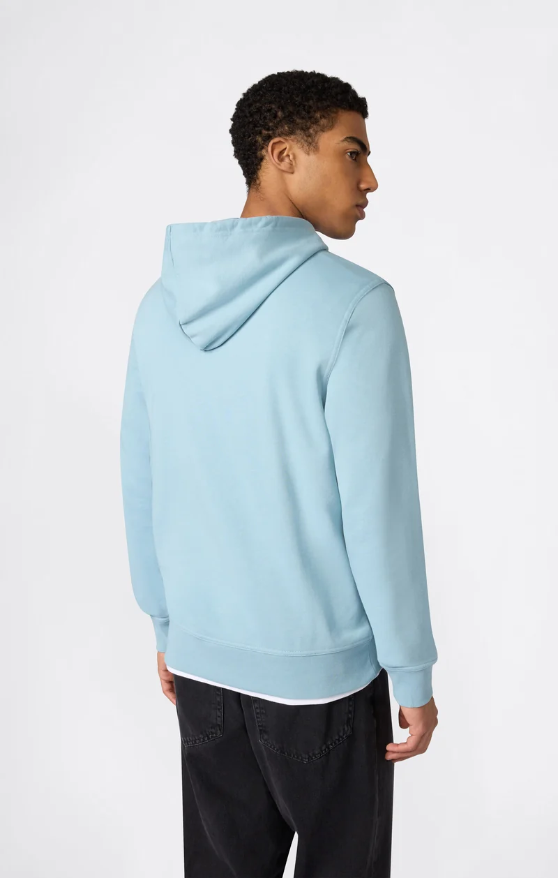 Men's Lightweight Hoodie with Embroidered Logo Icons