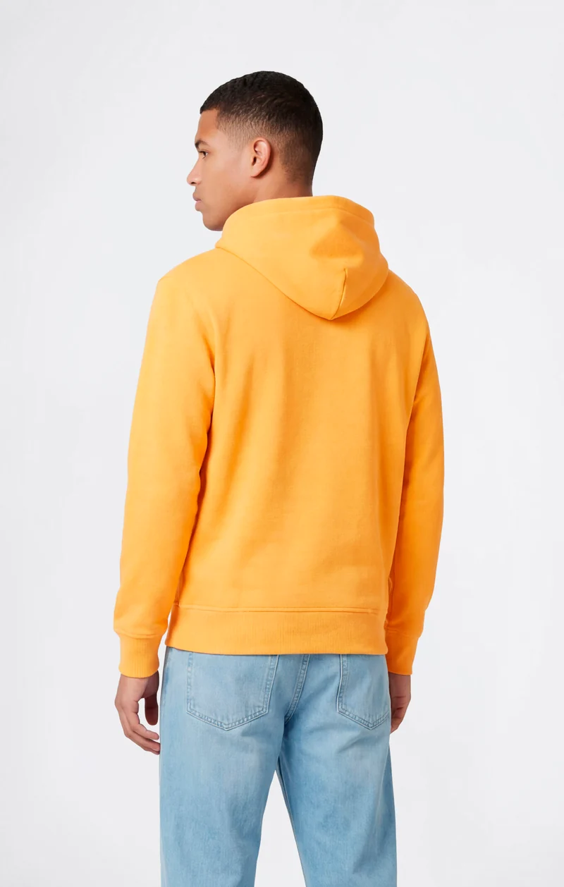 Men’s Lightweight Hoodie with Small Embroidered Logo Icons