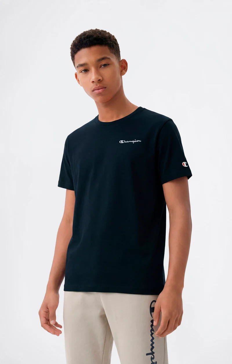 Boys’ Crewneck Small Script Logo T-Shirt Icons