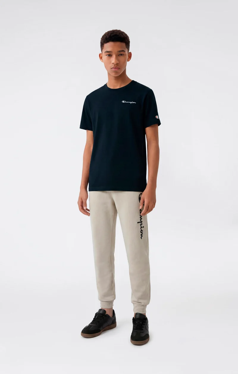 Boys’ Crewneck Small Script Logo T-Shirt Icons