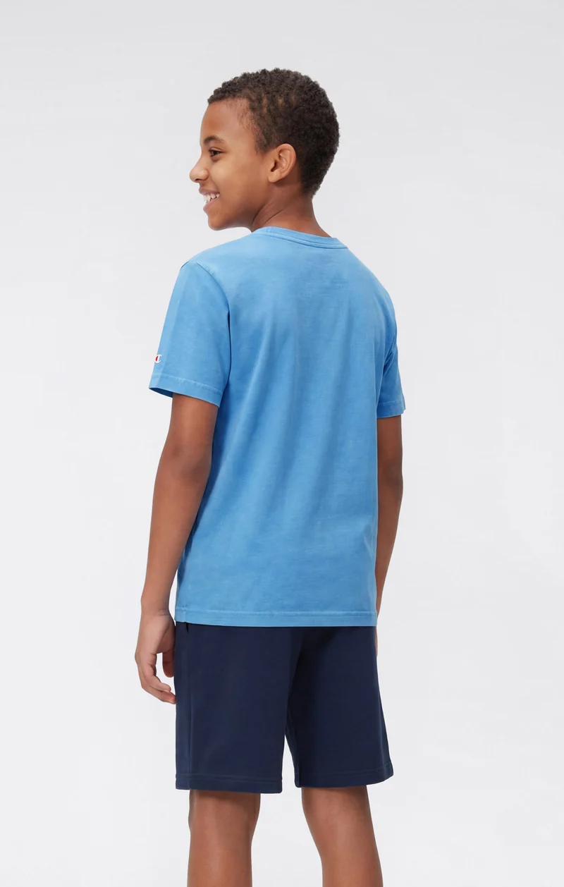 Boys’ Crewneck Small Script Logo T-Shirt Icons