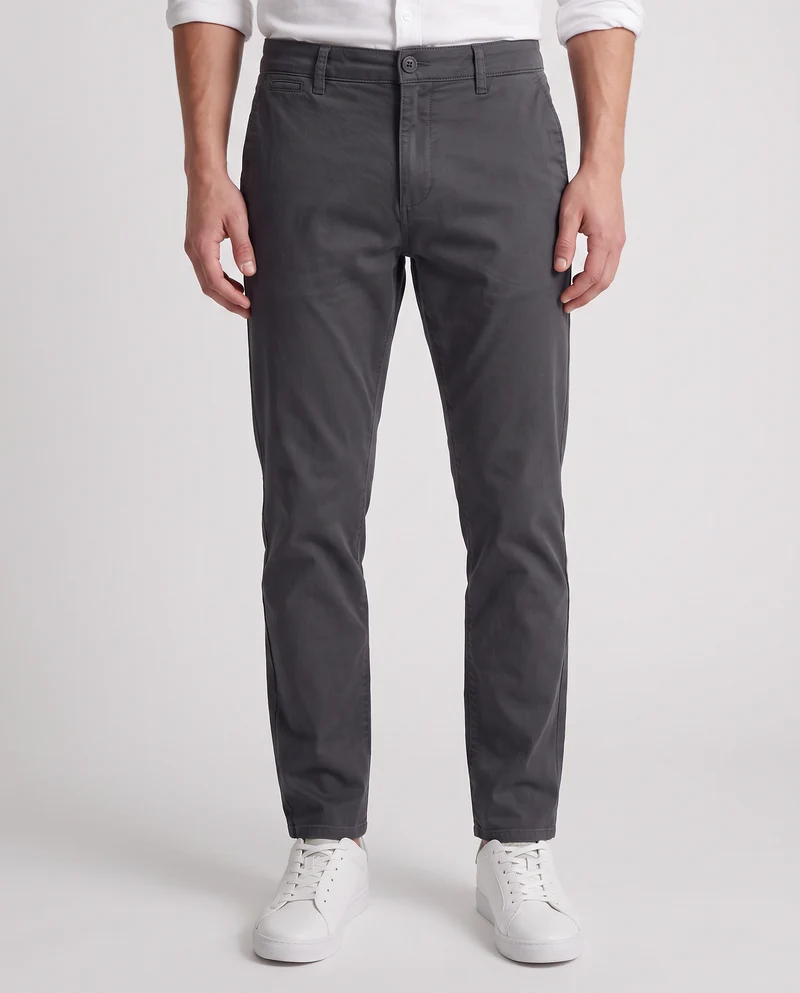 Pantaloni Chino Slim Fit in Cotone Twill - Avion