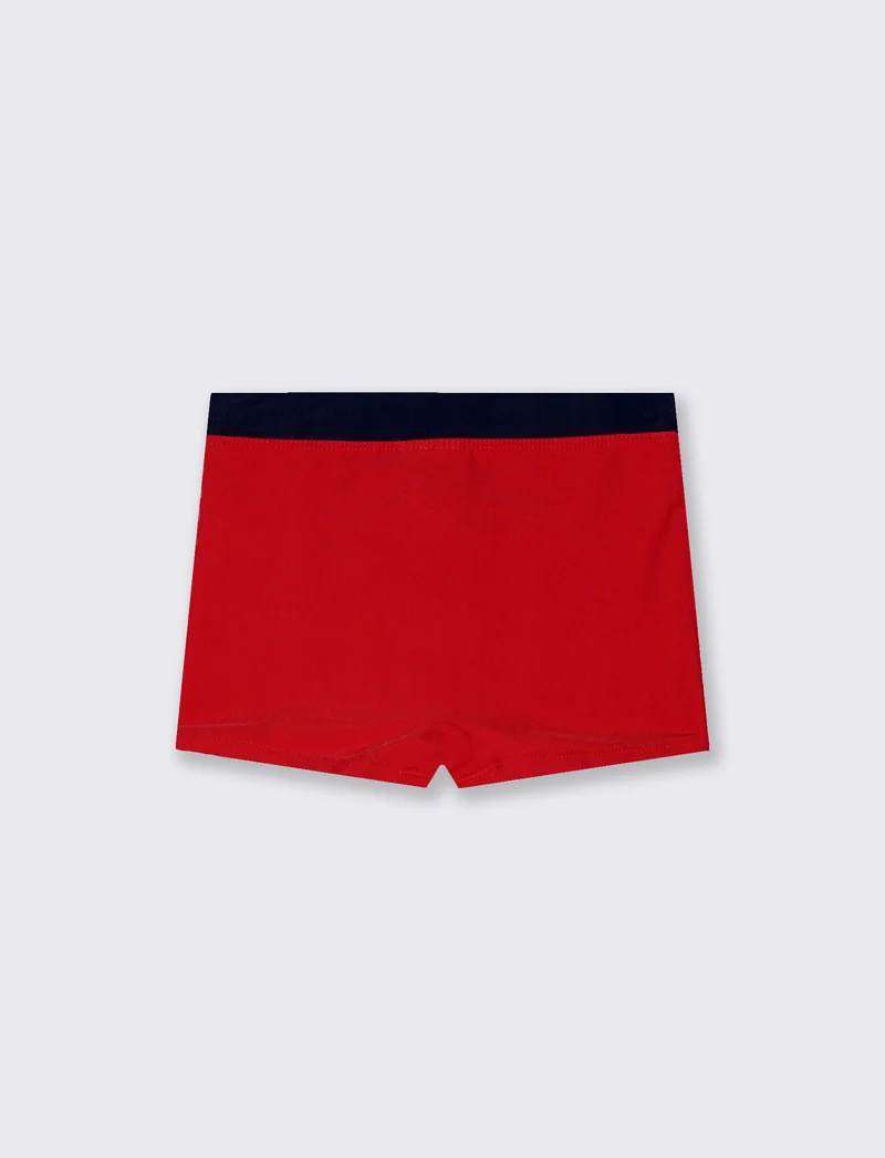 Costume boxer elastico con Spiderman - Rosso