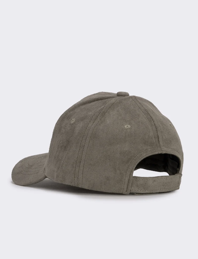 Cappello in suede per uomo baseball - Verde