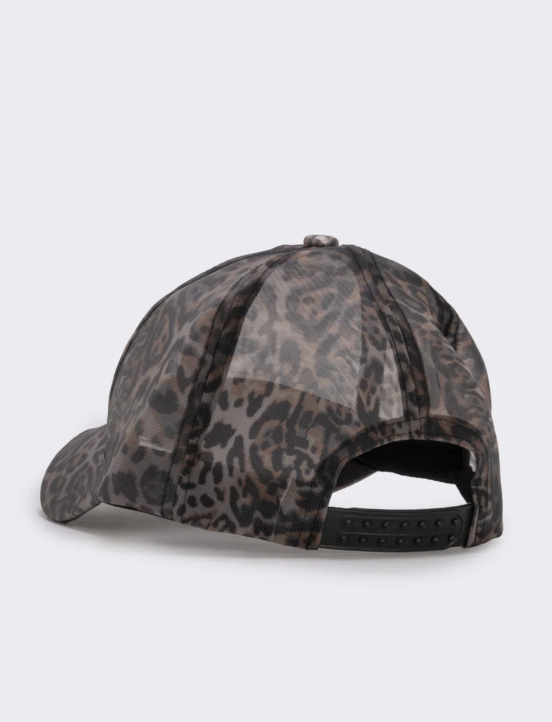 Cappello baseball a rete - Leopardato
