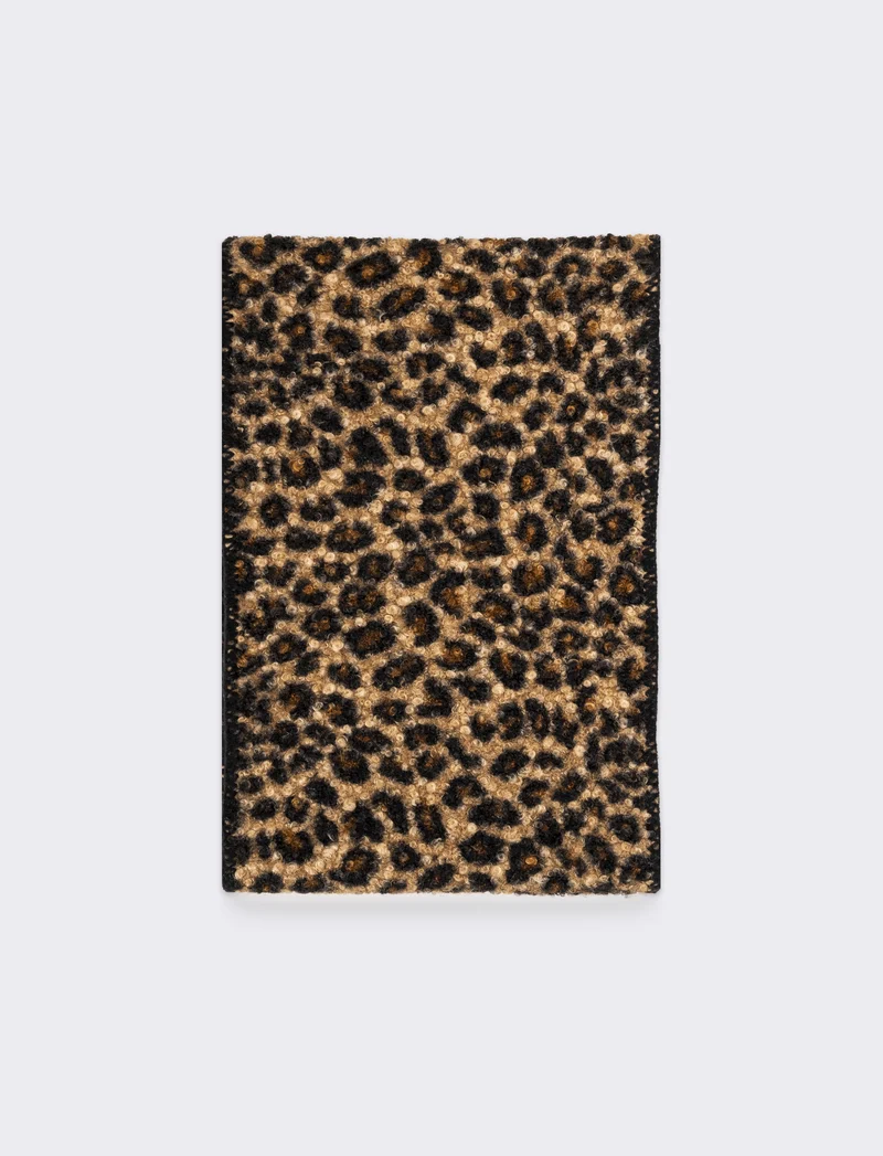 Sciarpa finta pelliccia agnello donna - Leopardato