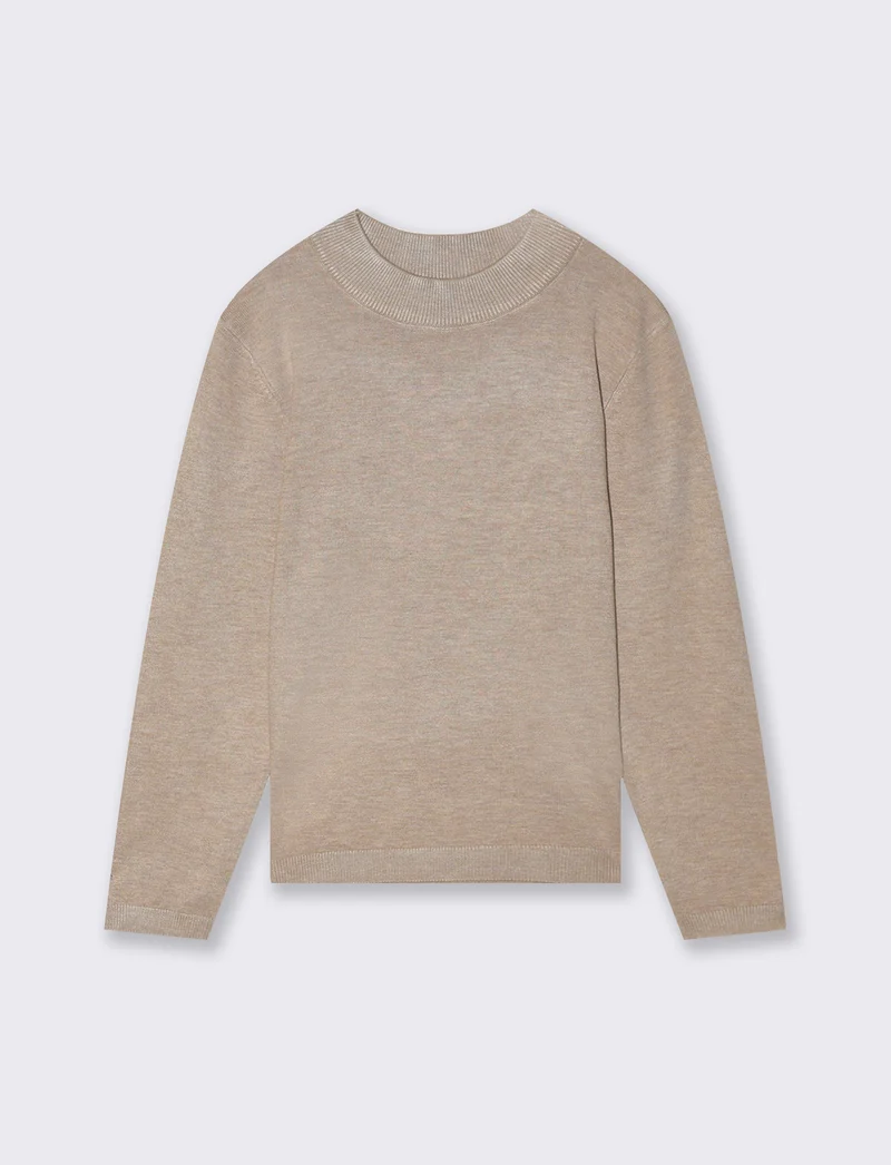 MAGLIA viscosa nylon - Beige