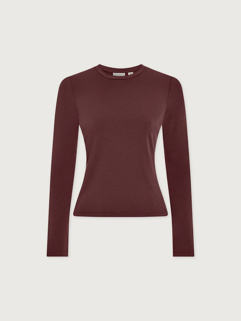 Edna Long Sleeve Fitted Tee