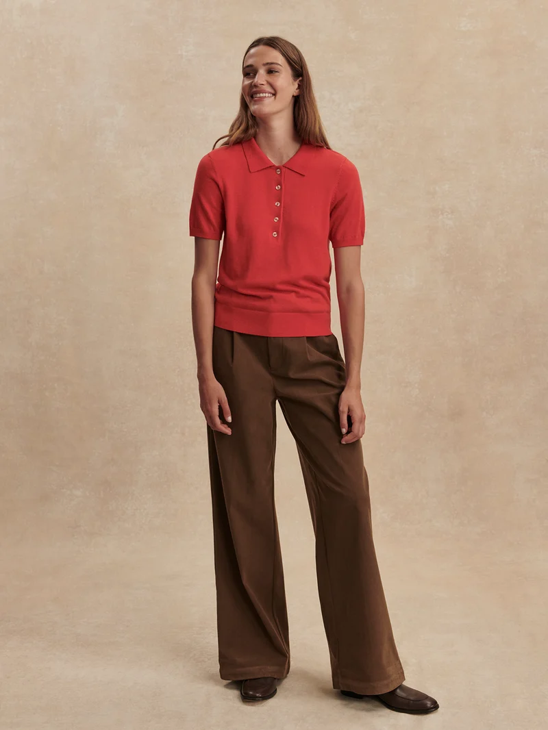 Toni Fine Knit Polo
