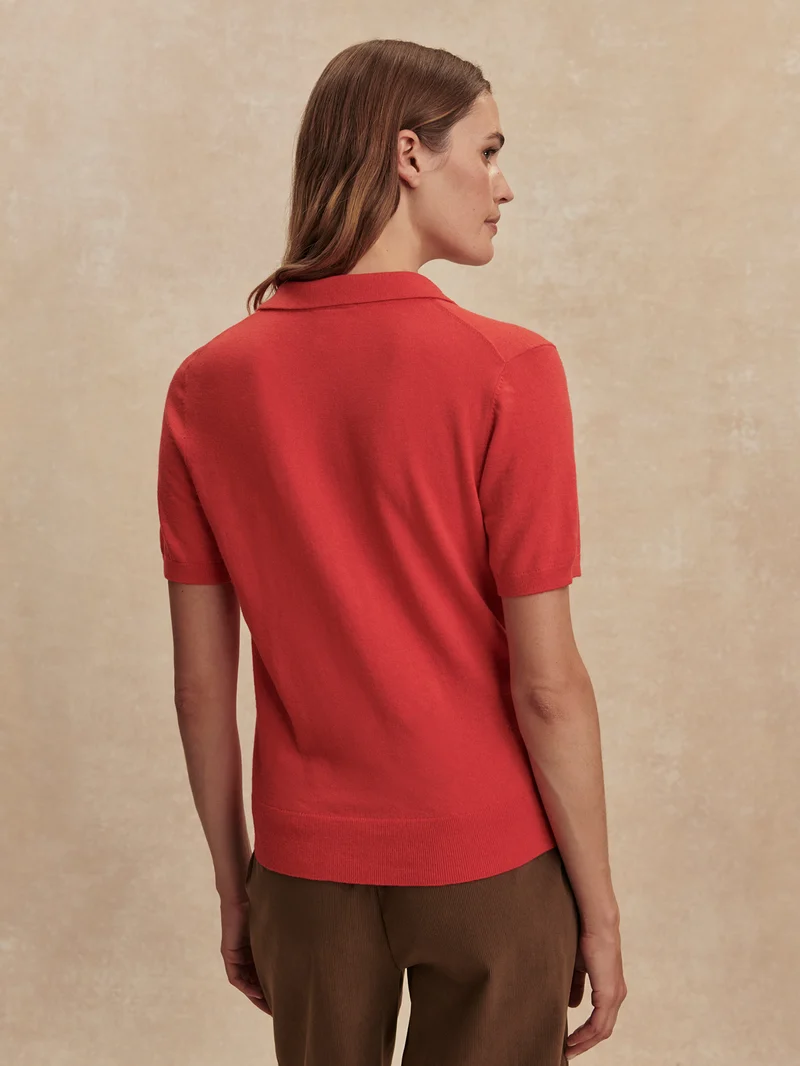 Toni Fine Knit Polo