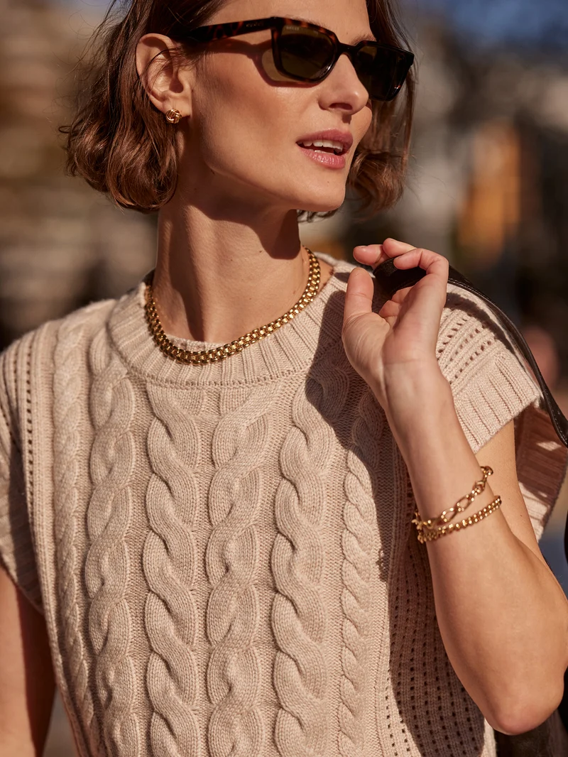 Pixie Relaxed Cable Tank