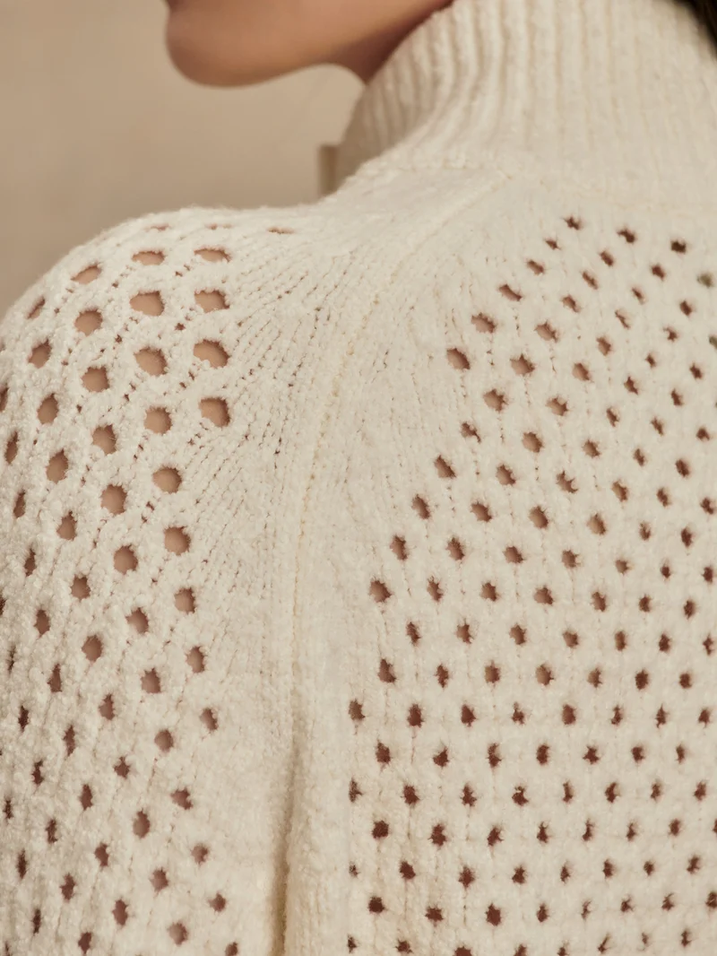 Mandy Boucle Zip-Through Knit