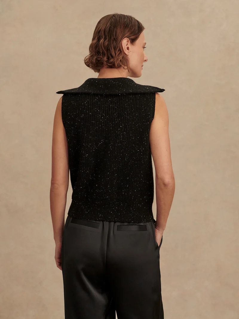 Hally Half Zip Rib Vest