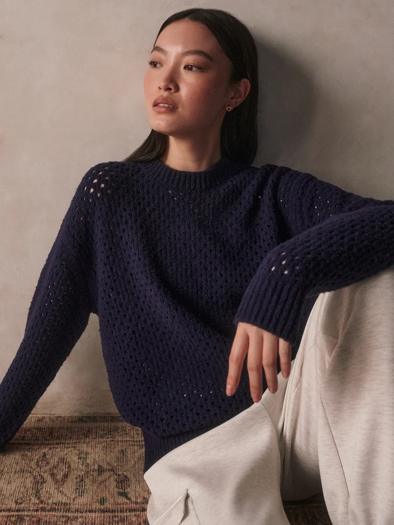 Grady Boucle Knit Sweater