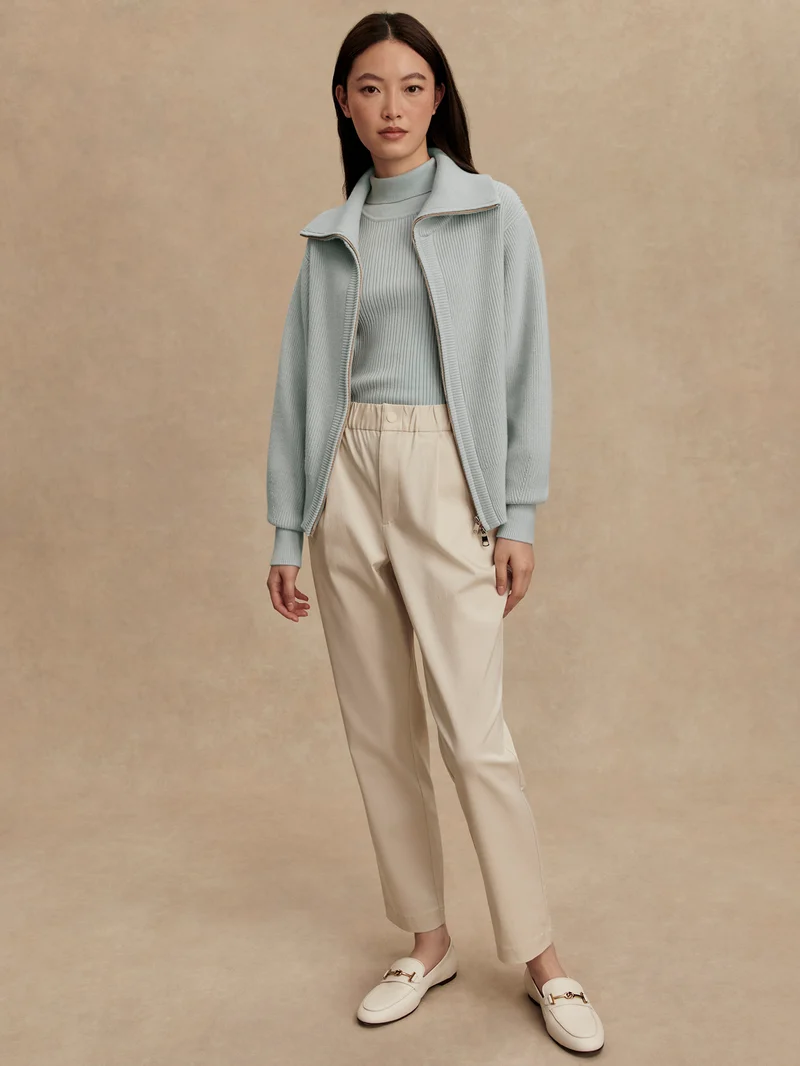 Enrico Zip-Through Knit Jacket