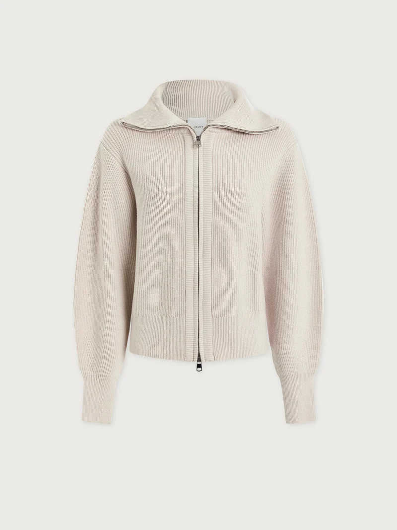 Enrico Zip-Through Knit Jacket