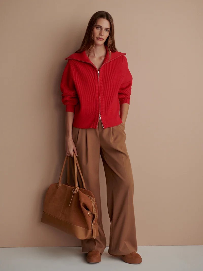 Enrico Zip-Through Knit Jacket
