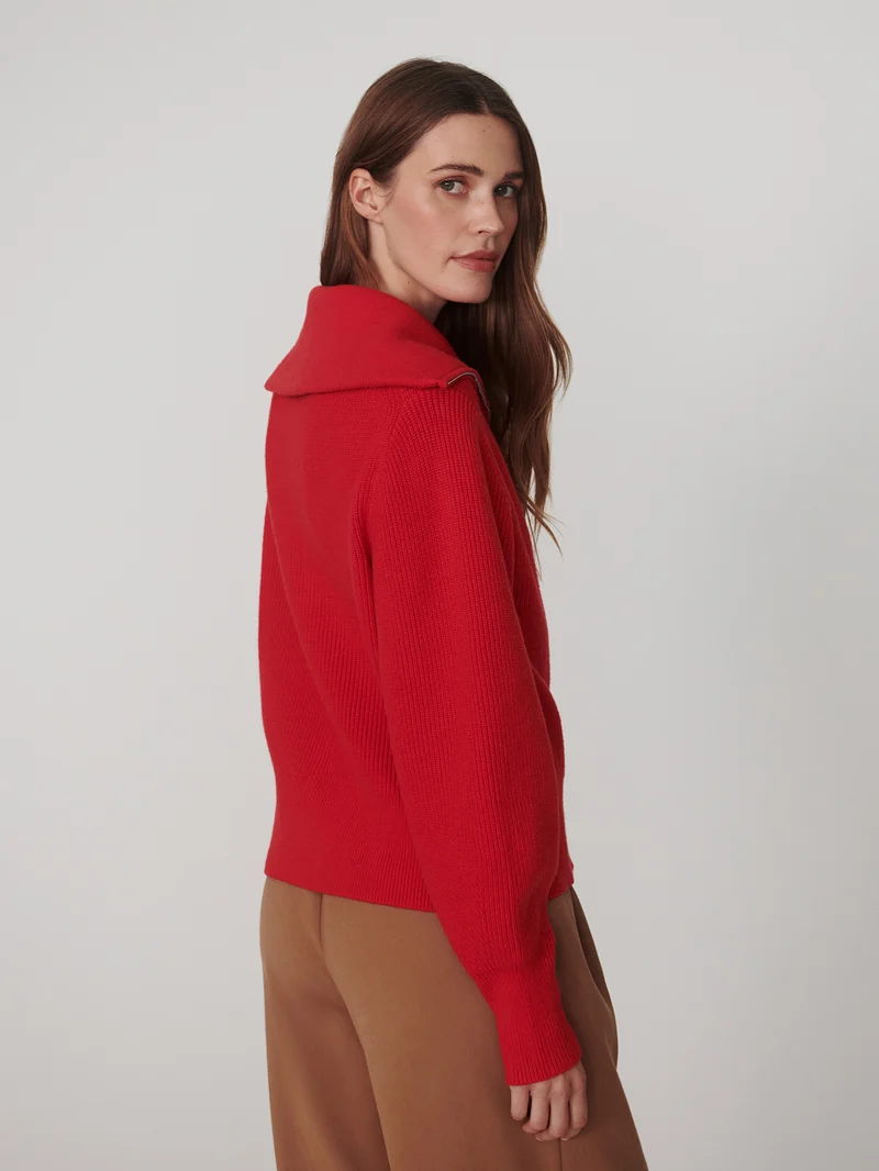 Enrico Zip-Through Knit Jacket
