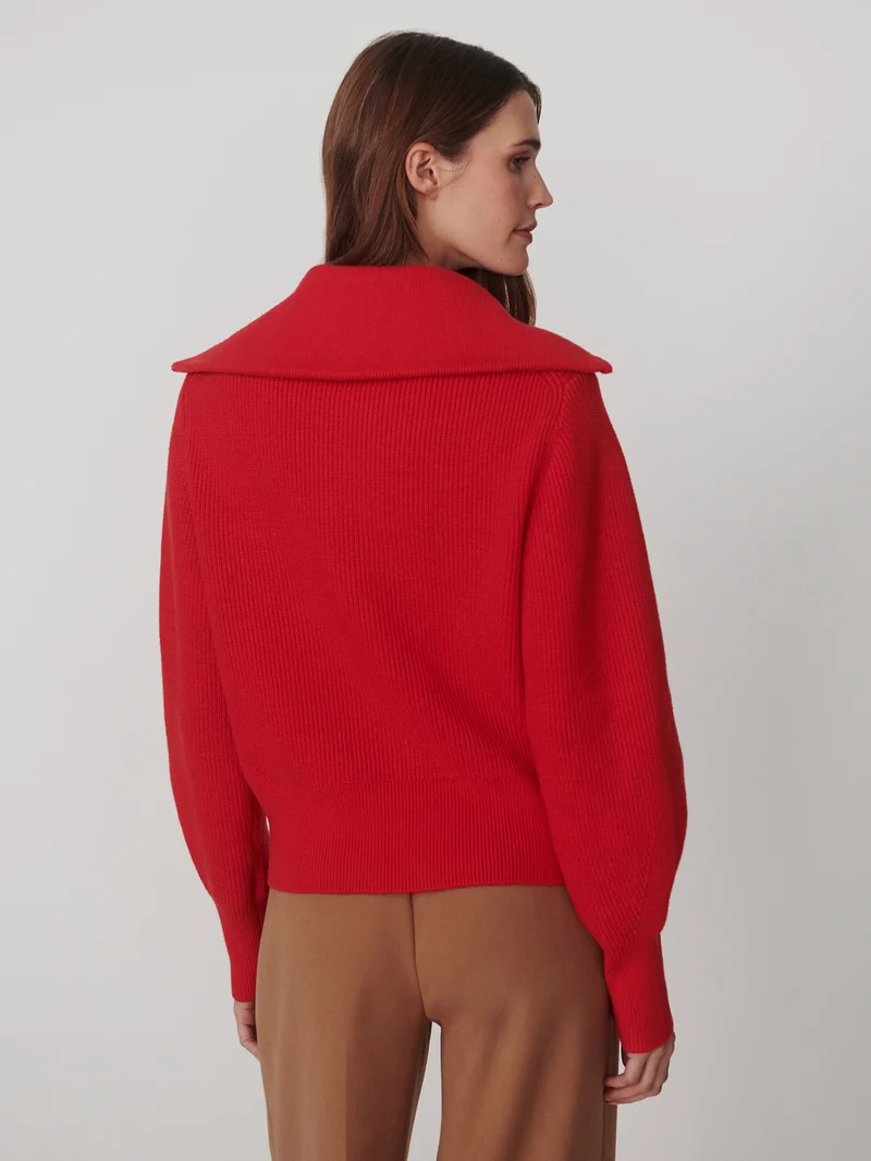 Enrico Zip-Through Knit Jacket