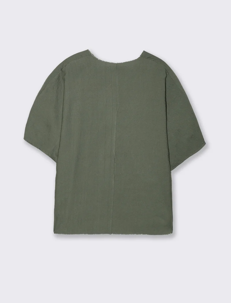 Tshirt over con dettagli in lurex per donna - Ve.milit.