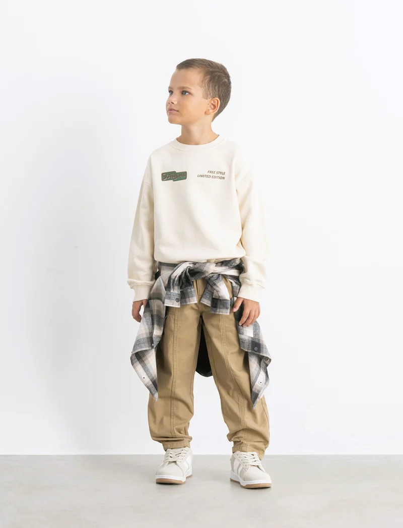 FELPA OVER SIZE - Beige