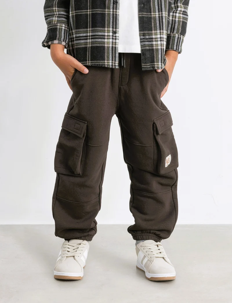 JOGGER CARGO - Marrone